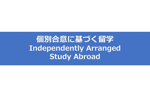 Independently Arranged Study Abroad