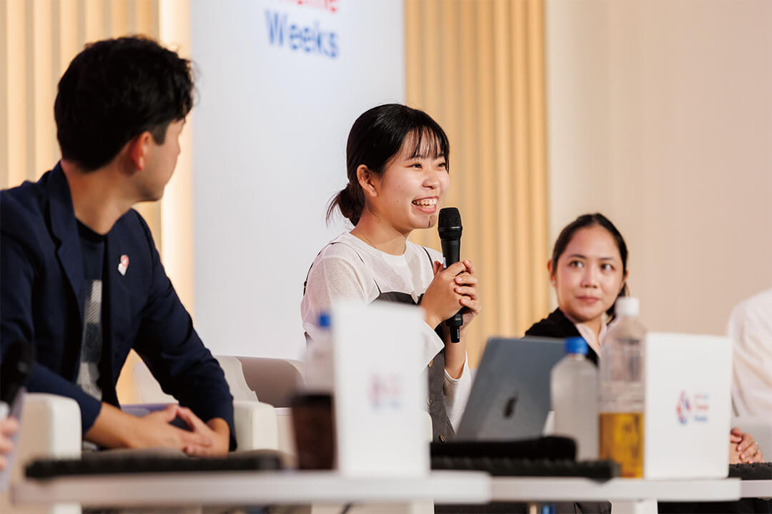 APU Student Speaks at Osaka-Kansai Expo International Session: “Protecting Biodiversity with AI and Big Data”