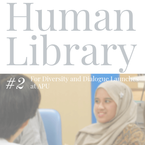 Human Library for Diversity and Dialogue Launches at APU #2