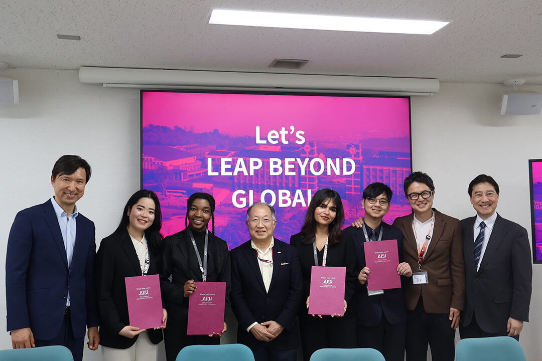Final Report Meeting Held by the APU Student Future Visionary Vice President and Summit Members
