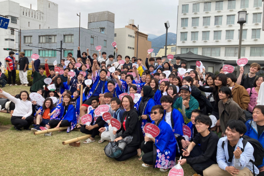 The College of Sustainability and Tourism Participates in Beppu Onsen Festival Again This Year