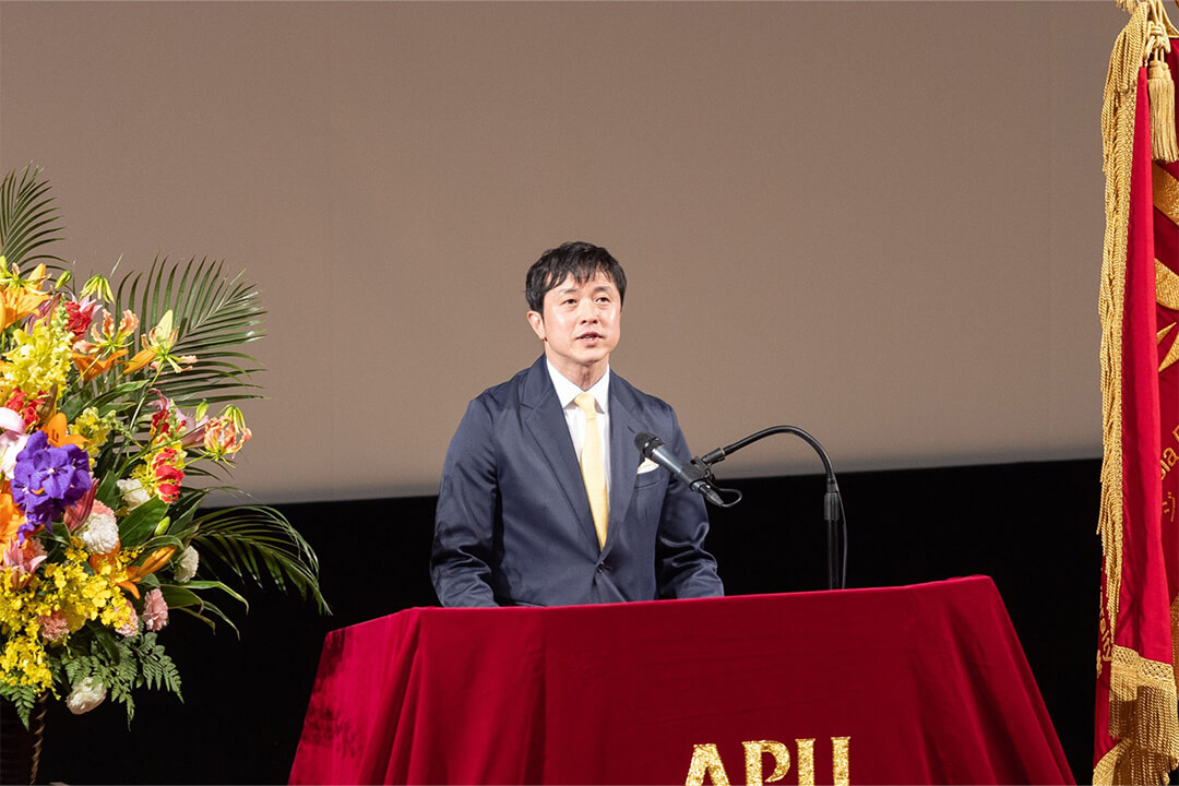 Mr. Junichi Matsugu (College of Asia Pacific Studies, Class of 2005, Japan)