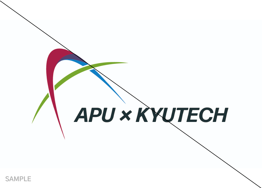 APU × Kyutech Collaborative SI Project – Secondary Logo 1