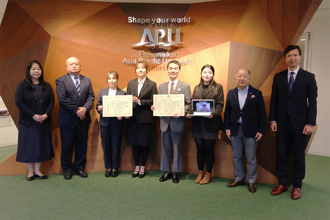 Student Groups Receive Awards at the 2nd Green Strategy Student Challenge Kyushu Block Competition