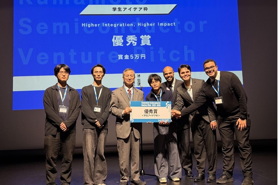APU–Oita University Joint Student Team Wins Excellence Award at Semiconductor Pitch Event — Proposing Next-Generation GaN Power Semiconductors to Address Power Challenges in the AI Era