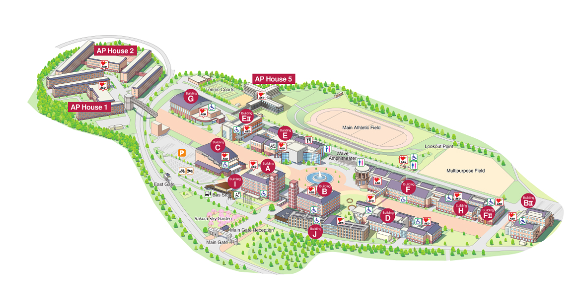 APU campus map